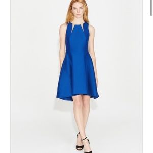 NWT Halston Heritage SILK FAILLE DRESS